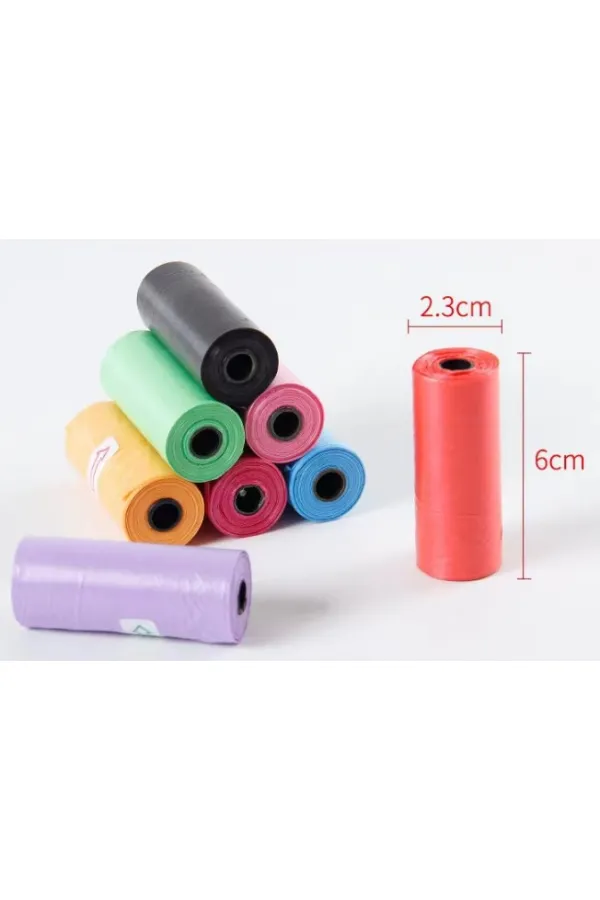12 li Köpek Dışkı Poşet Düz Renkli Set (5637) 12 li Köpek Dışkı Poşet Düz Renkli Set (5637)