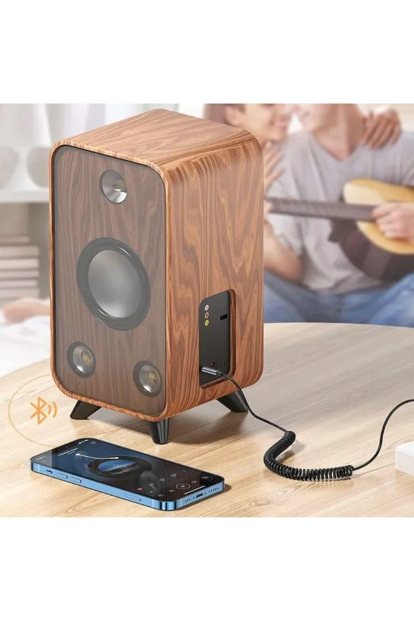 Araba için Bluetooth Aux Alıcısı Wireless Araç Kiti (5637)