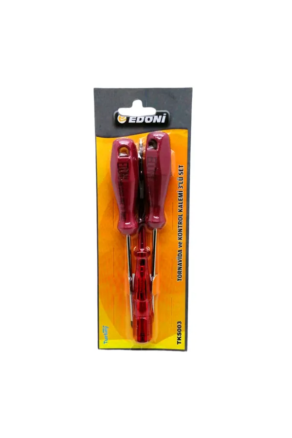 3 PARÇA SET TORNAVİDA YILDIZ - DÜZ - KONTROL KALEMİ (5637) 3 PARÇA SET TORNAVİDA YILDIZ - DÜZ - KONTROL KALEMİ (5637)