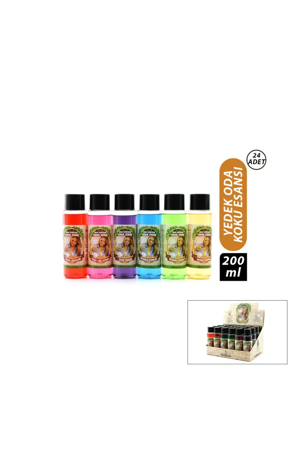 24 ADET 200ML MİX ODA KOKUSU YEDEK ESANS (5637) 24 ADET 200ML MİX ODA KOKUSU YEDEK ESANS (5637)