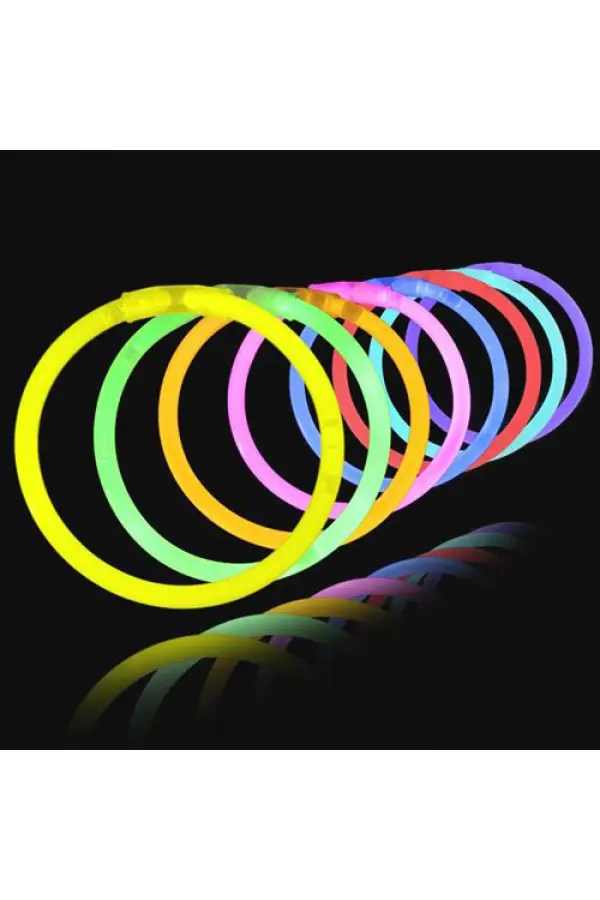 Glow Fosforlu Neon Bileklik 50 Adet (5637) Glow Fosforlu Neon Bileklik 50 Adet (5637)