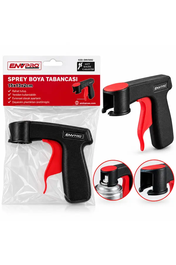 SPREY BOYA TABANCASI PLASTİK 15X13X2CM (5637) SPREY BOYA TABANCASI PLASTİK 15X13X2CM (5637)