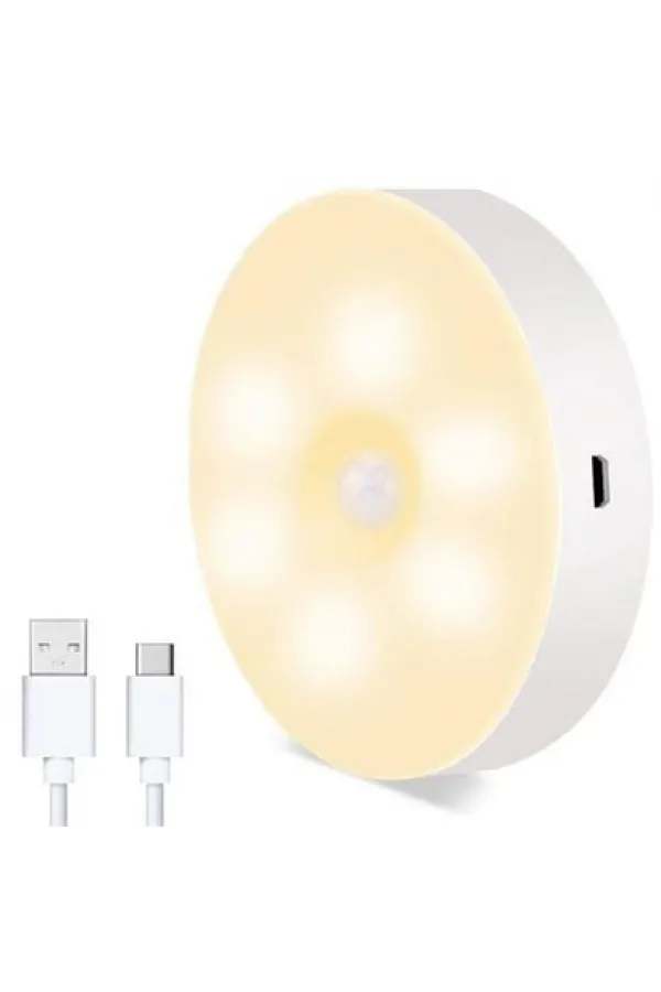 Hareket Sensörü Dolap Altı Aydınlatması USB Şarj Edilebilir LED (5637) Hareket Sensörü Dolap Altı Aydınlatması USB Şarj Edilebilir LED (5637)
