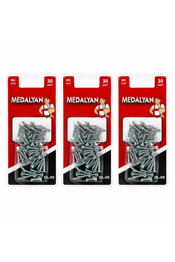 360 ADET 4X18 SUNTA VİDASI 12X30PCS (5637) 360 ADET 4X18 SUNTA VİDASI 12X30PCS (5637)