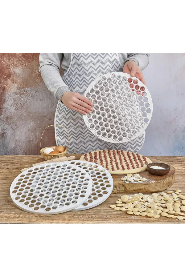 BÜYÜK - 32CM MANTI KALIBI PLASTİK (5637)
