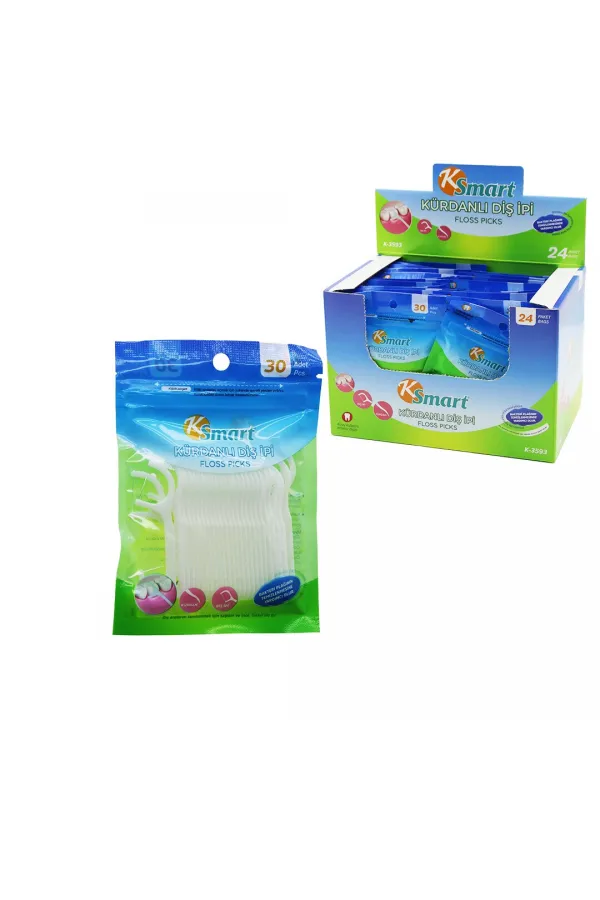 720 ADET POŞETLİ KÜRDANLI DİŞ İPİ = 30PCS X 24 (5637) 720 ADET POŞETLİ KÜRDANLI DİŞ İPİ = 30PCS X 24 (5637)