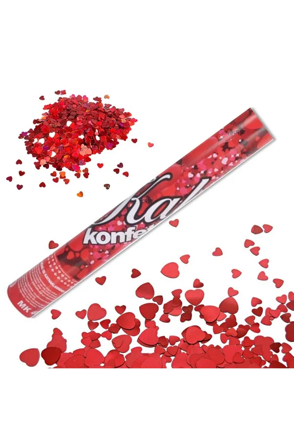 KONFETİ GÜLLÜ KALPLİ 30CM. (5637) KONFETİ GÜLLÜ KALPLİ 30CM. (5637)