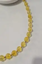 SERTİFİKALI ÇOKGEN SİTRİN DOĞALTAŞ KOLYE SERTİFİKALI ÇOKGEN SİTRİN DOĞALTAŞ KOLYE
