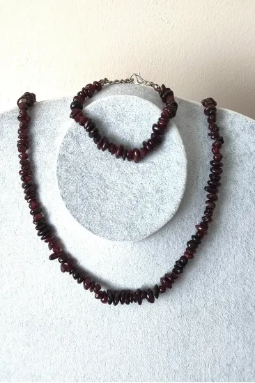 SERTİFİKALI LAL GRANAT GARNET DOĞALTAŞ KIRIKTAŞ KOLYE BİLEKLİK SERTİFİKALI LAL GRANAT GARNET DOĞALTAŞ KIRIKTAŞ KOLYE BİLEKLİK