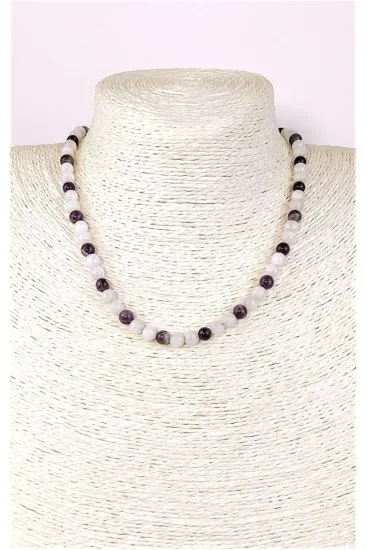 Aytaşı Ametist Kolye 6 Mm