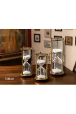 Dekoratif Cam Kum Saati 7x14 cm