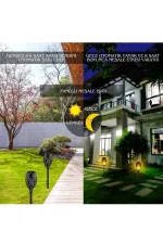Solar Alev Efektli Bahçe Lambası Solar Alev Efektli Bahçe Lambası