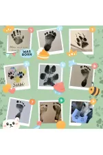 Kedi Köpek Pati İzi Fotoğraf Çerçevesi Seti Kedi Köpek Pati İzi Fotoğraf Çerçevesi Seti
