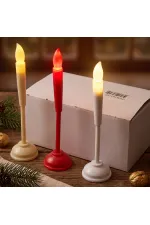 Çubuk Ayaklı LED Mum - Pilli - Dekoratif Aydınlatma Çubuk Ayaklı LED Mum - Pilli - Dekoratif Aydınlatma