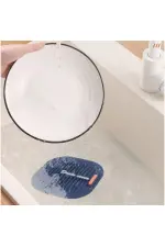Süzgeçli Lavabo Gider Koruyucu Mat Gri Süzgeçli Lavabo Gider Koruyucu Mat Gri