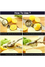 Paslanmaz Çelik Limon Sıkacağı