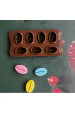 Kahve Çekirdeği Şekilli Silikon Kalıp Kahve Çekirdeği Şekilli Silikon Kalıp