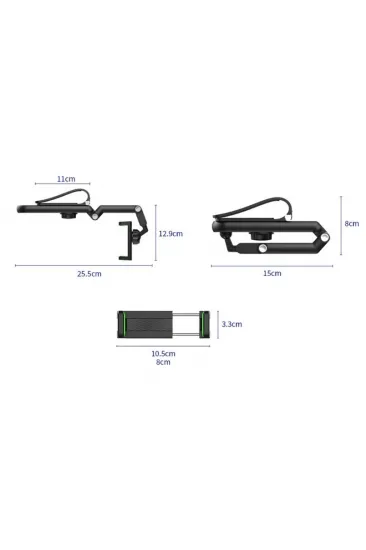 1080° Dönebilen Çok Fonksiyonlu Telefon Tutucu 1080° Dönebilen Çok Fonksiyonlu Telefon Tutucu