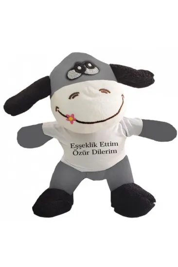 Oyuncak Peluş Eşeklik Ettim Tişörtlü Eşek Oyuncak Peluş Eşeklik Ettim Tişörtlü Eşek
