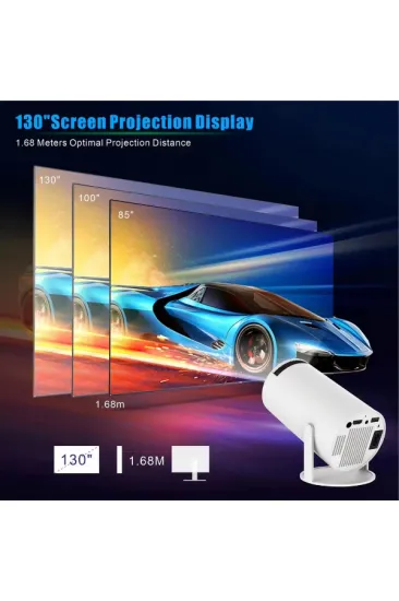 Taşınabilir Android TV Özellikli Projeksiyon Taşınabilir Android TV Özellikli Projeksiyon