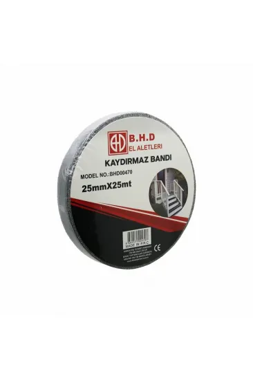 Kaydırmaz Siyah Bant 25 mm X 25 mt Kaydırmaz Siyah Bant 25 mm X 25 mt