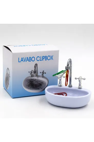 Lavabo Şeklinde Ataç Kutusu Lavabo Şeklinde Ataç Kutusu