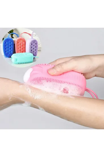 Süngerli Silikon Banyo Kesesi Süngerli Silikon Banyo Kesesi