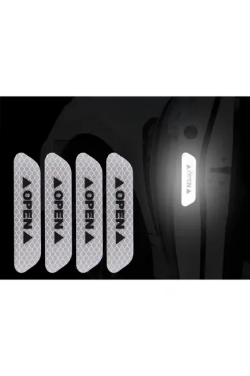 Reflektif Araç Kapı Stickerı Reflektif Araç Kapı Stickerı