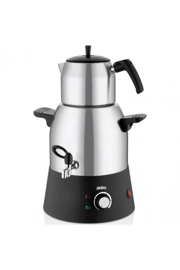 Sinbo Elektrikli Semaver - Musluklu Çay Makinesi - 3 Litre Çelik Su Kazanı Sinbo Elektrikli Semaver - Musluklu Çay Makinesi - 3 Litre Çelik Su Kazanı