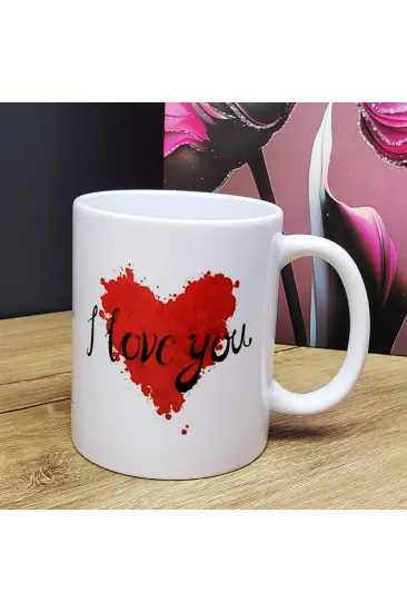 I Love You Tasarımlı Kupa Bardak I Love You Tasarımlı Kupa Bardak
