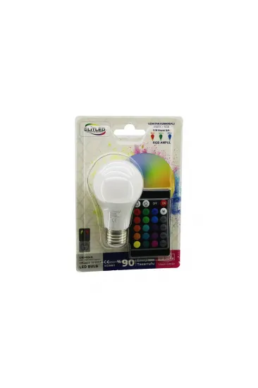 Uzaktan Kumandalı Led Ampul - RGB Renkli - E27 Duy Uzaktan Kumandalı Led Ampul - RGB Renkli - E27 Duy