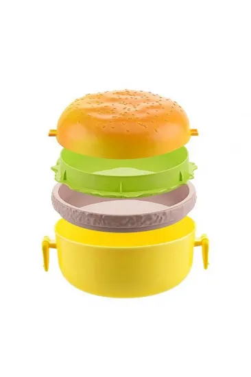Hamburger Tasarımlı Beslenme Kabı Hamburger Tasarımlı Beslenme Kabı