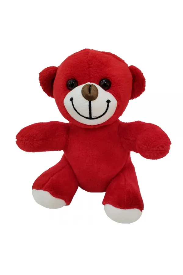 Sevimli Kırmızı Peluş Oyuncak Ayı Sevimli Kırmızı Peluş Oyuncak Ayı