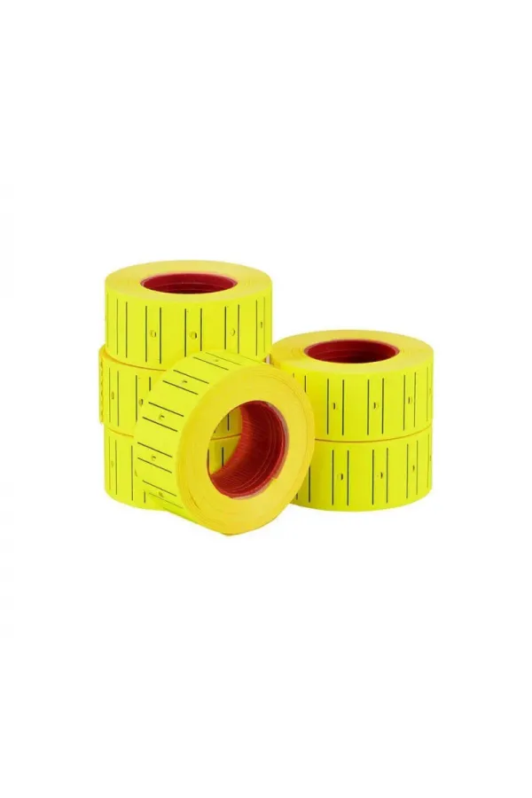Sarı Fiyat Etiketi - 12x21 mm - Rulo Sarı Fiyat Etiketi - 12x21 mm - Rulo