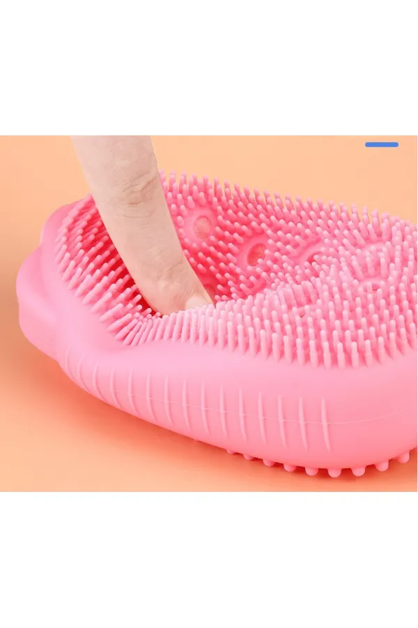 Süngerli Silikon Banyo Kesesi Süngerli Silikon Banyo Kesesi