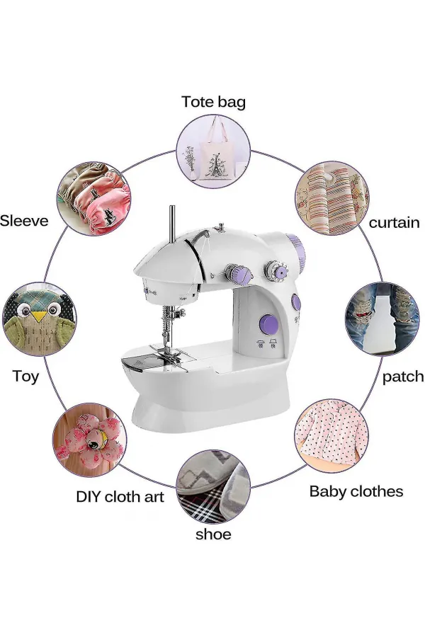 Mini Ev Dikiş Makinesi Pedallı Sewing Machine Mini Ev Dikiş Makinesi Pedallı Sewing Machine