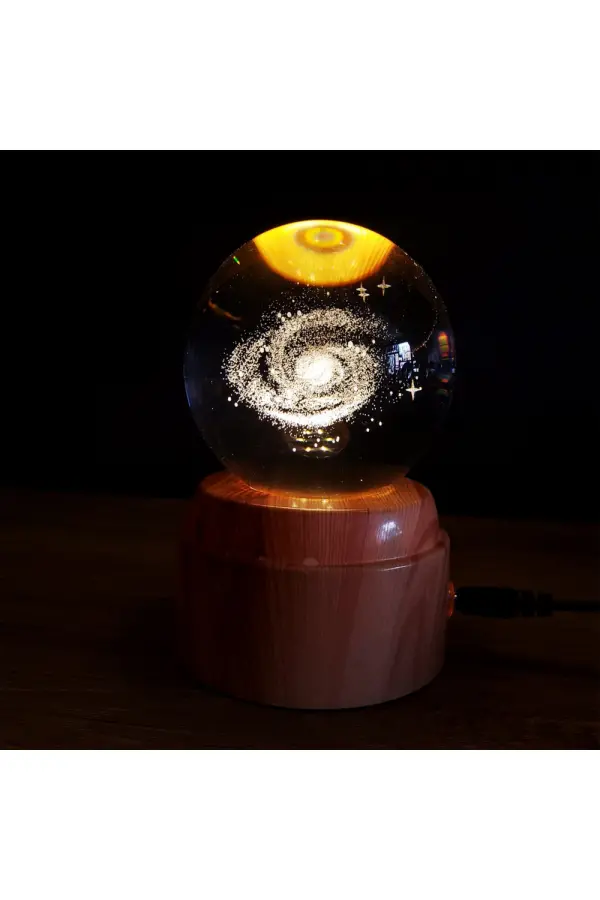 Galaxy Gezegen Tasarımlı Dönen Masa Lambası Galaxy Gezegen Tasarımlı Dönen Masa Lambası
