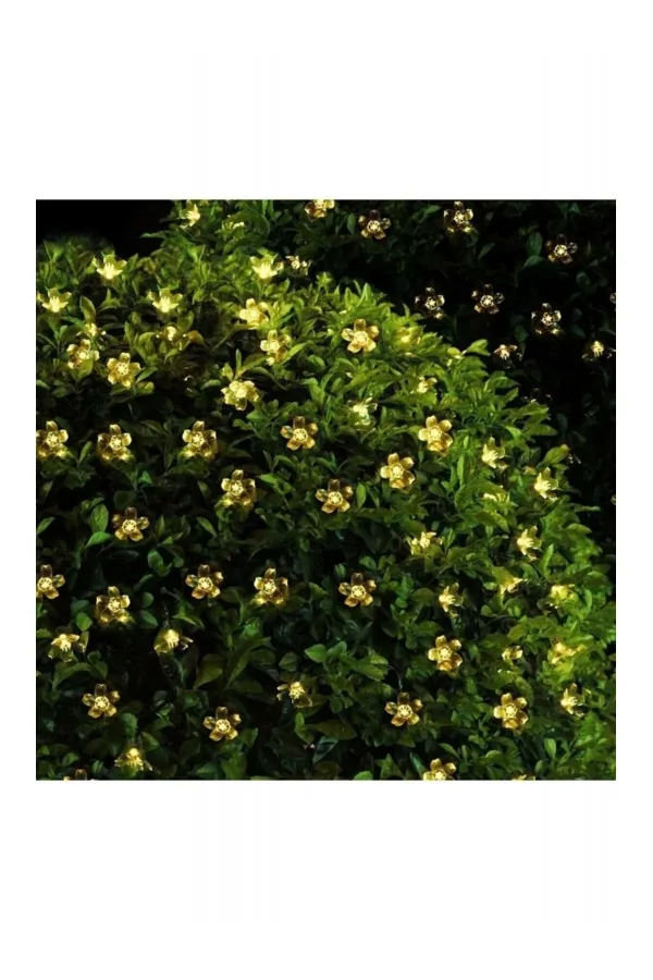 Solar Çiçekli Dekoratif 30 Led Bahçe Lambası Solar Çiçekli Dekoratif 30 Led Bahçe Lambası