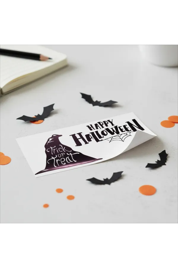 Happy Halloween Temalı Duvar Stickerı Happy Halloween Temalı Duvar Stickerı