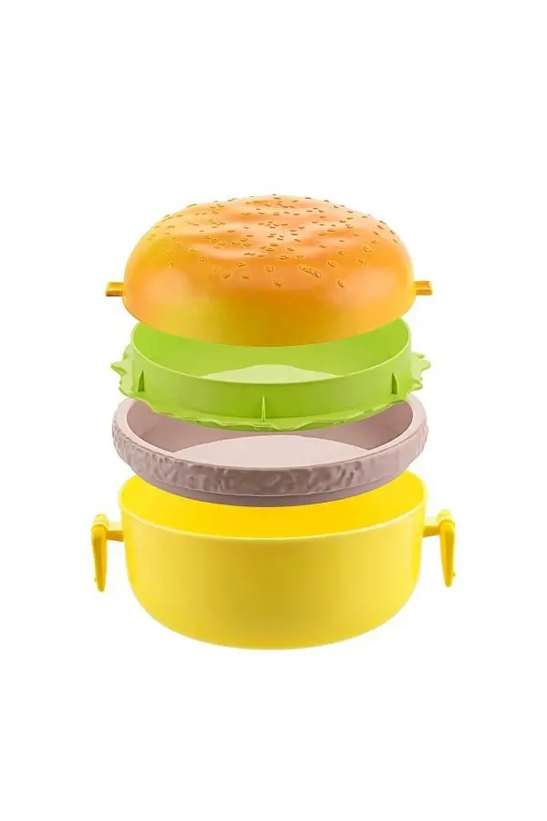 Hamburger Tasarımlı Beslenme Kabı Hamburger Tasarımlı Beslenme Kabı