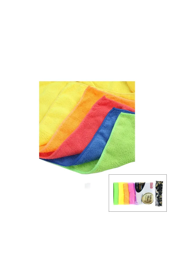 8'li Mikrofiber Temizlik Bezi Seti - Renkli - Leke Bırakmaz 8'li Mikrofiber Temizlik Bezi Seti - Renkli - Leke Bırakmaz