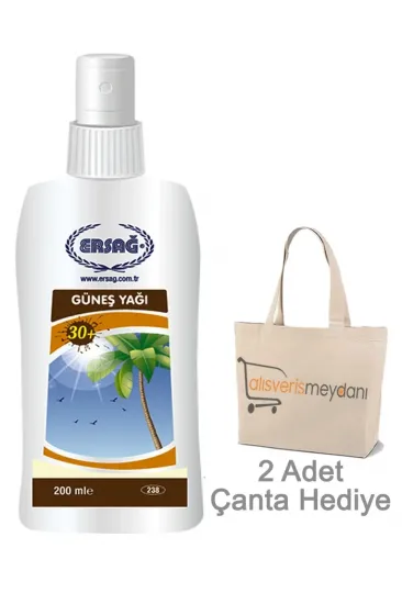 Ersağ Güneş Yağı - 200 ML