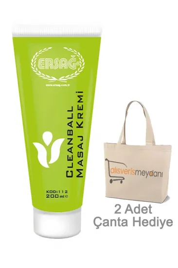 Ersağ Cleanball Masaj Kremi - 200 ML