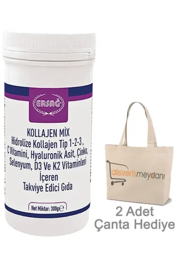 Ersağ Kollajen Mix (Tip 1-2-3) - 300 GR Ersağ Kollajen Mix (Tip 1-2-3) - 300 GR