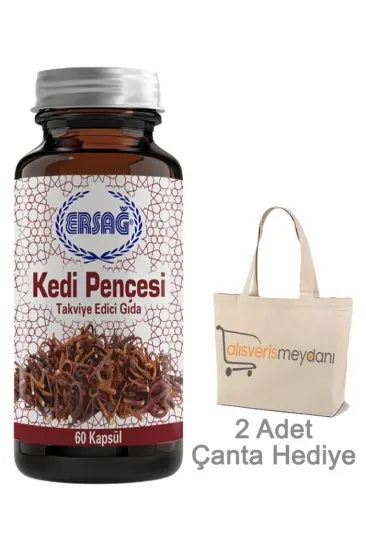 Ersağ Kedi Pençesi - 60 Kapsül