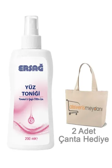 Ersağ Yüz Toniği (Normal Yağlı Ciltler İçin) - 200 ML Ersağ Yüz Toniği (Normal Yağlı Ciltler İçin) - 200 ML