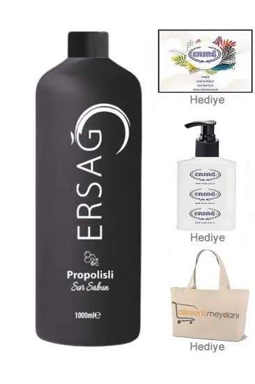 Ersağ Propolisli Sıvı El Sabunu - 1000 ML Ersağ Propolisli Sıvı El Sabunu - 1000 ML
