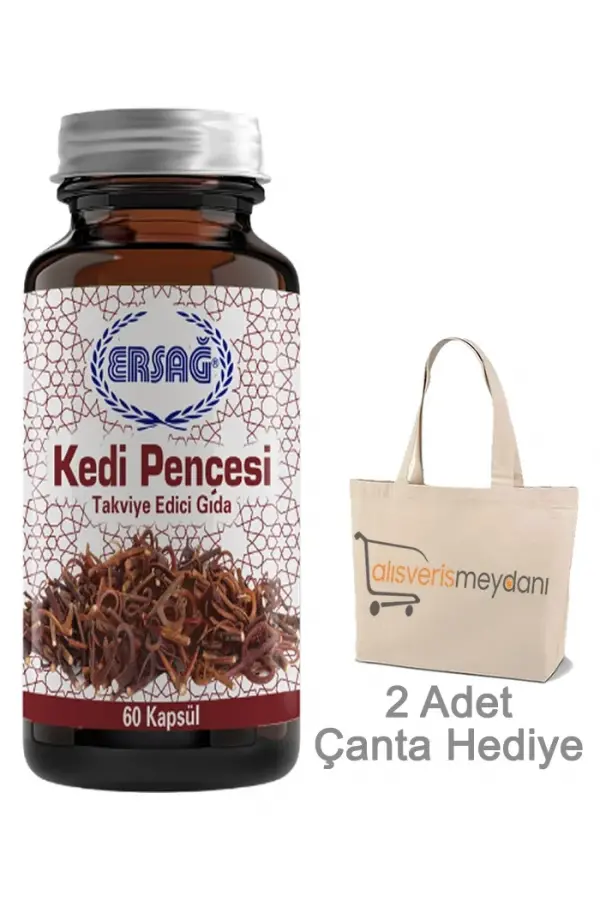 Ersağ Kedi Pençesi - 60 Kapsül