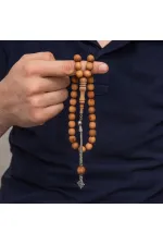 Metal Püsküllü Zeytin Ağacı Tesbih Metal Püsküllü Zeytin Ağacı Tesbih