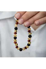 Yetişkin Damla Kehribar Bileklik Yetişkin Damla Kehribar Bileklik